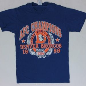 80s Vintage Denver Broncos Super Bowl T Shirt
